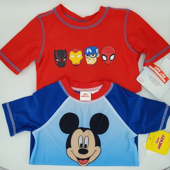 Other - Avengers & Mickey Swim Shirts